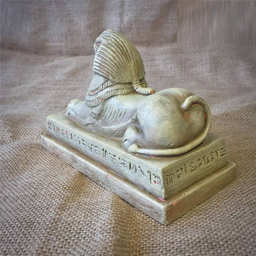 Amazon.co.jp: 装飾品の置物 エジプトのスフィンクスアート彫刻